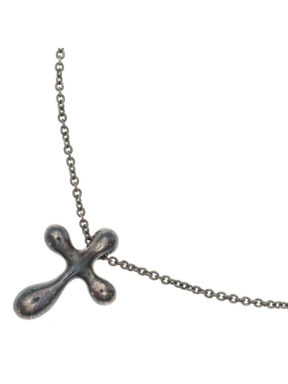 Tiffany & Co Small Cross Necklace Silver